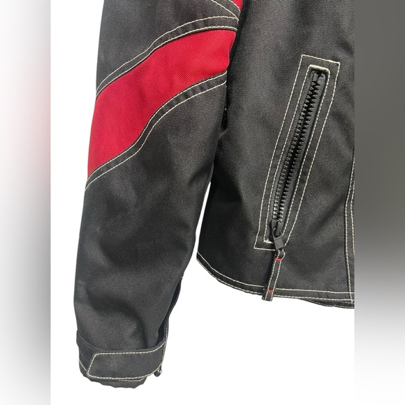 Harley-Davidson scroll Willie G skull embroidered motorcycle jacket women’s Med - Picture 5 of 13